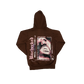 Brown & Pink normal-zip hoodie (Unchecked Collection)